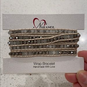 Nakamol Grey Wrap Bracelet